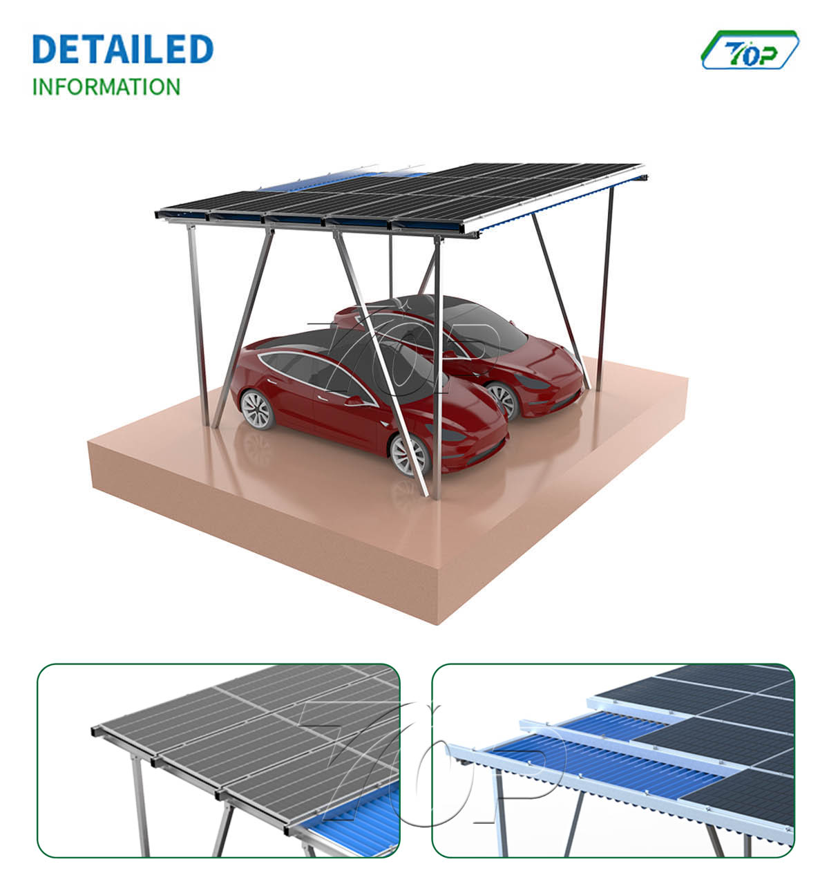 pv solar aluminum carport