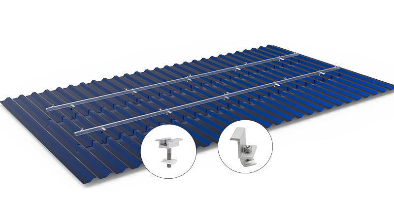 Hanger Bolt and Aluminum Plate for Metal Roofs