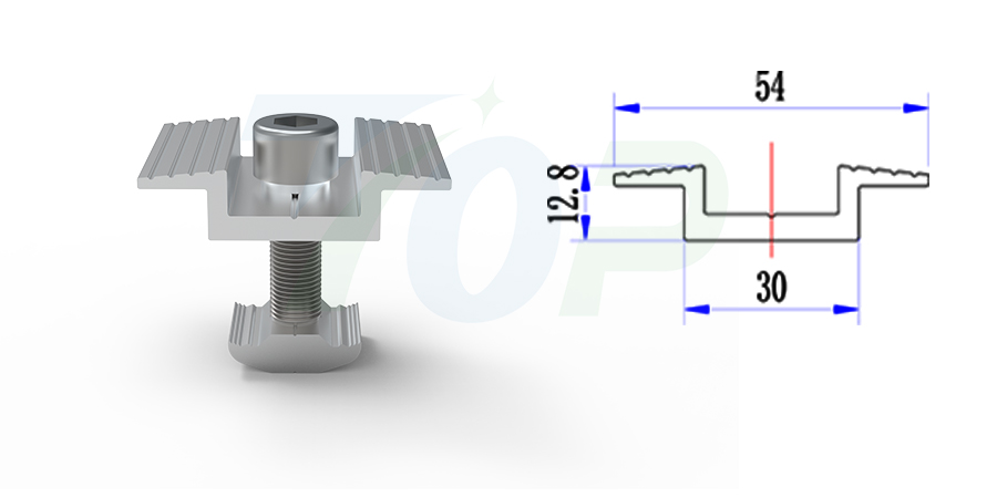 solar clamps mid clamps