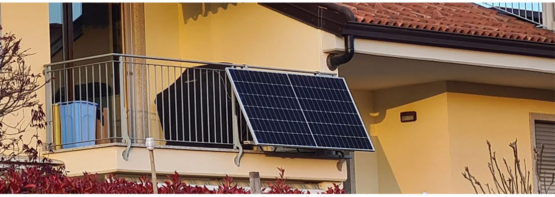 solar panel for apartment balcony