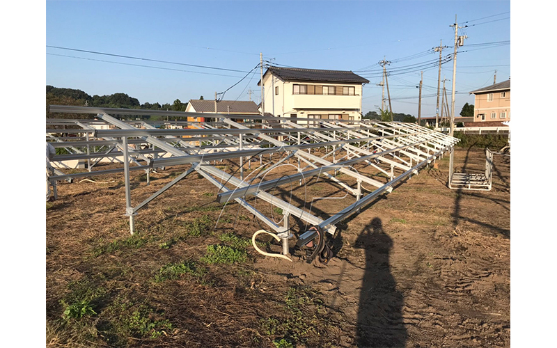 ground solar array